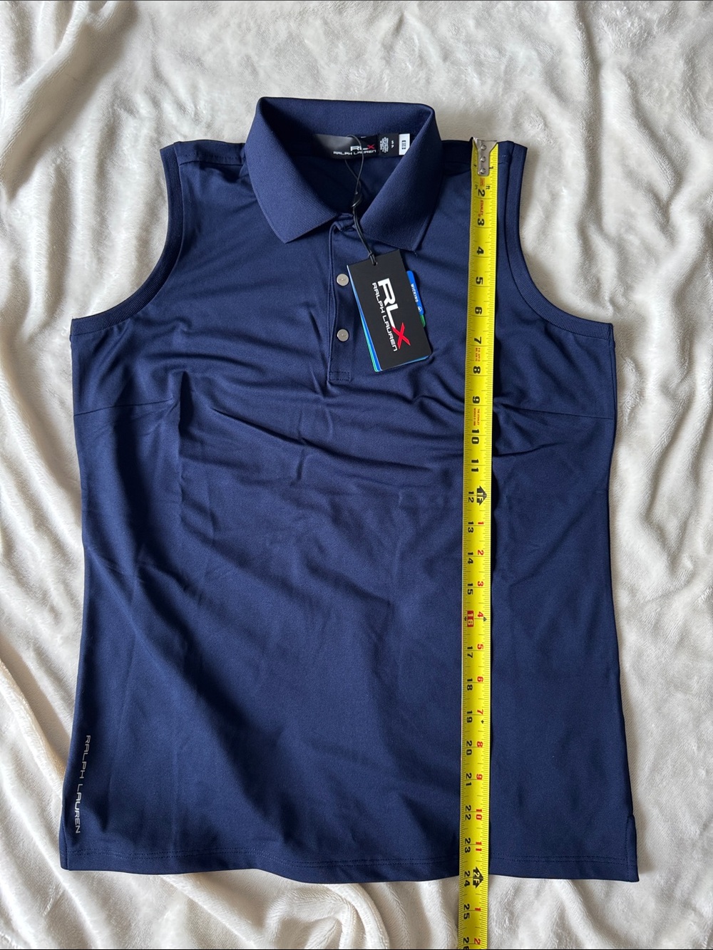 Ralph Lauren RLX Classic Fit Sleeveless Polo Shirt-size S (BNWT) - Picture 10 of 11